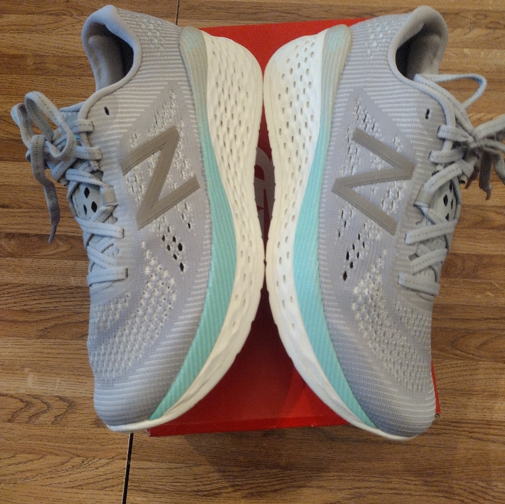 Women's New Balance WMORRS Running Shoes Rain Cloud/Sea Salt - Picture 6 of 10